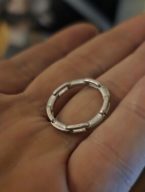 Chain Link Petite Ring - Size 6